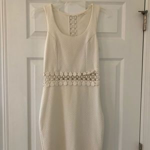 White Lace Mini Dress